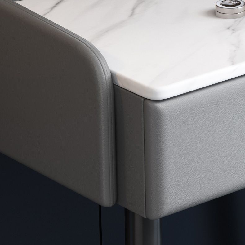 Modern 1 Drawer Vanity Dressing Table 23.62" Wide Vanity Set