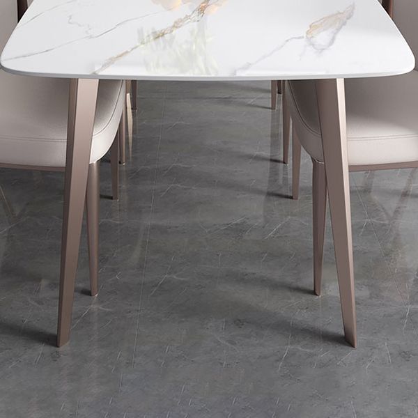 Rectangle Dining Table Traditional Luxury Dining Table for Home Clearhalo 'Dining Tables & Seating' 'Dining Tables' 'dining_table' 'furn' 'furn_dining_table' 'Furniture' 'Kitchen & Dining Furniture' 1200x1200_3129aef5-ef31-442d-a6b3-928580cdc90c