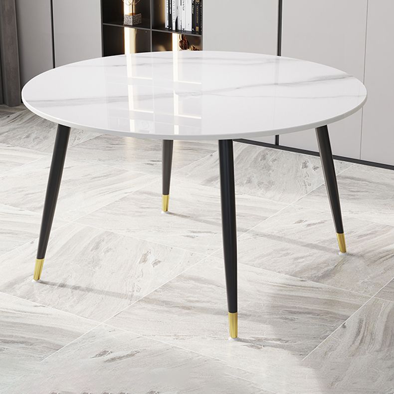 1/4/7 Pcs Metal Modern Dining Room Set with Round Table and Steel Legs Dining Set Clearhalo 'Dining Room Sets' 'Dining Tables & Seating' 'dining_room_set' 'furn' 'furn_dining_room_set' 'Furniture' 'furniture_dining_room_set' 'Kitchen & Dining Furniture' 'kitchen&dining_furn' 'kitchen' 1200x1200_312d95f7-7fb7-4154-8105-68a941508664