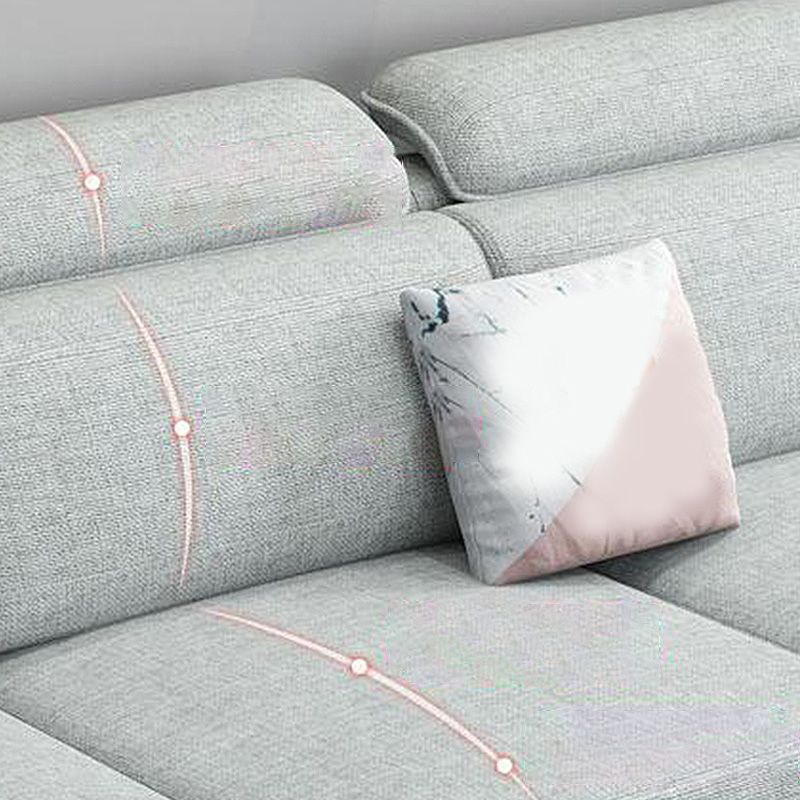 108.7"L √ó 70.9"W √ó 33.5"H Pillow Top Arm Sectional Slipcovered Sofa and Chaise Clearhalo 'furn' 'furn_sectionals' 'Furniture' 'furniture_sectionals' 'Living Room Furniture' 'Sectionals' 1200x1200_312f76f7-23f7-431a-9f9f-927bdbceb0ec