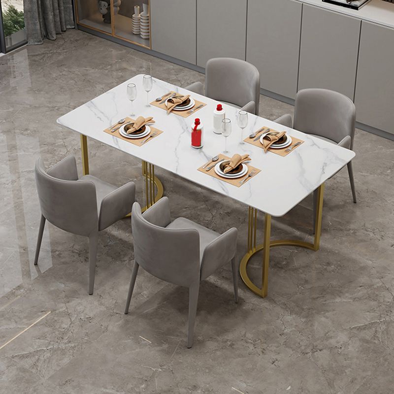 Moderne Parsons eetkamerstoel fluwelen eetkamerstoel voor eetkamer