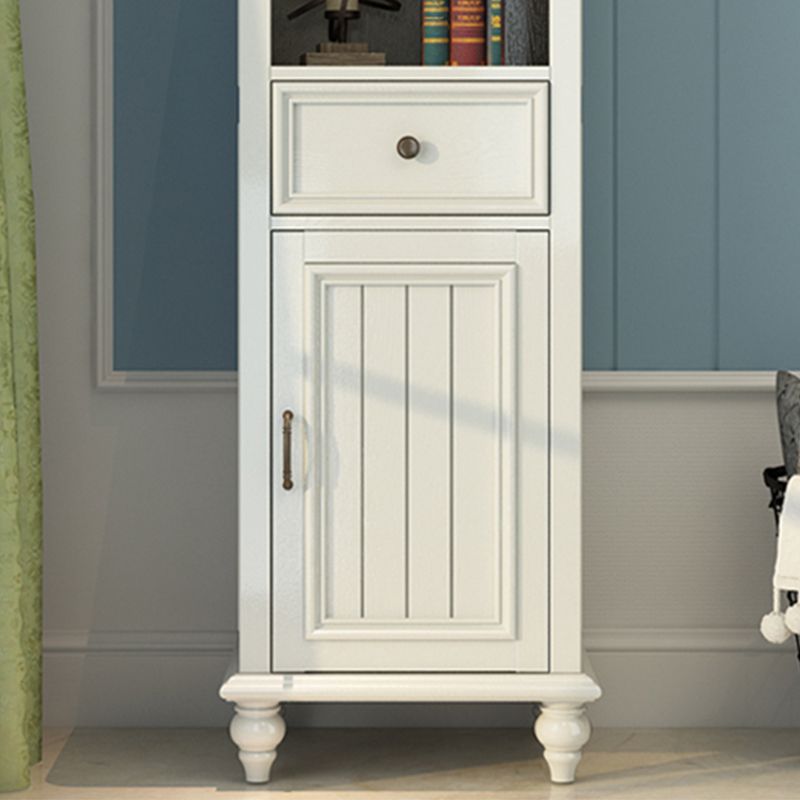 Solid Wood 1 - Drawer Storage Cabinet, 1-Door Lacquered Accent Cabinet Clearhalo 'Cabinets & Chests' 'cabinets_chests' 'furn' 'furn_cabinets_chests' 'Furniture' 'Living Room Furniture' 1200x1200_31357b02-cfa8-4540-9398-ba8633a5fcf6