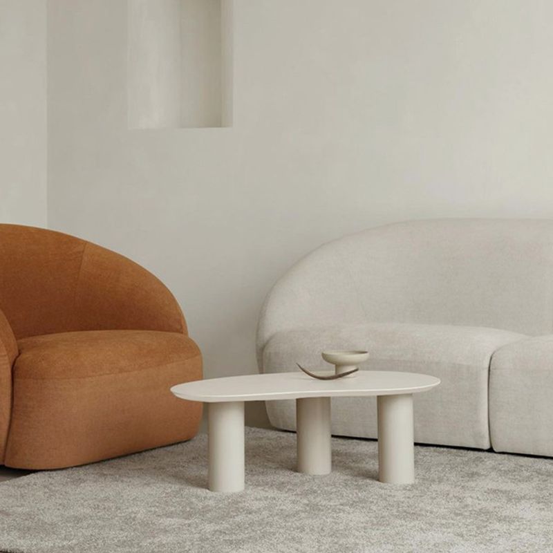 Wooden Geometric Contemporary Coffee Table 3 Legs Coffee Table Clearhalo 'Coffee & Accent Tables' 'Coffee Tables' 'coffee_tables' 'furn' 'furn_coffee_tables' 'Furniture' 'Living Room Furniture' 1200x1200_3136e839-3ca3-47fc-8e63-accb5f71132b