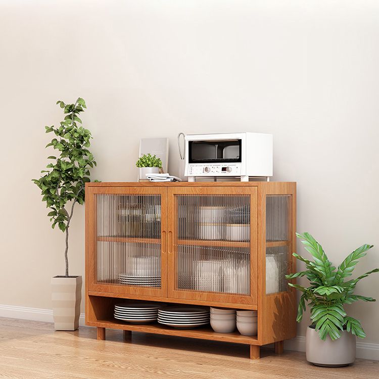 Brown Solid Wood Buffet Server Contemporary Dining Server for Kitchen Clearhalo 'buffet_sideboard' 'Buffets & Sideboards' 'furn' 'furn_buffet_sideboard' 'Furniture' 'Kitchen & Dining Furniture' 1200x1200_31386d7d-efd8-4e27-8a57-4078ad8f48a8