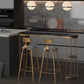 Ensemble de Table et tabourets 1/2/3 pièces, ensemble de Table de Bar et de pub ovale moderne