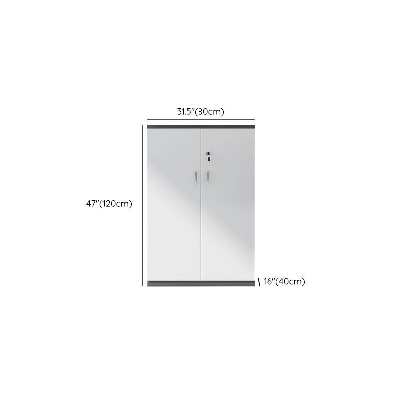 Moderner vertikaler Aktenschrank Holzlagerschrank für Home Office