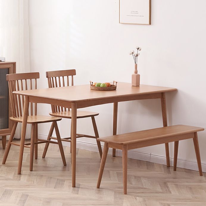 Modern Style Solid Wood Furniture 4-foot Dining Site Table for Dining Room Clearhalo ' dining_table' 'Dining Tables & Seating' 'Dining Tables' 'furn' 'furn_dining_table' 'Furniture' 'furniture_dining_table' 'Kitchen & Dining Furniture' 'kitchen&dining_furn' 'kitchen' 'kitchen_dining_table' 1200x1200_3145a8da-a39d-4b60-b428-4ff1da6af2eb