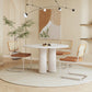 Round Stone Dining Table Contemporary Style Dining Room Collection for Dining Room Clearhalo 'Dining Tables & Seating' 'Dining Tables' 'dining_table' 'furn' 'furn_dining_table' 'Furniture' 'Kitchen & Dining Furniture' 1200x1200_314a5bf8-e21c-465b-b1ac-e3a5f1757e3d