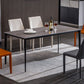 Sintered Stone Table for Restaurant Industrial Rectangle Dining Table with 4 Legs Clearhalo 'Dining Tables & Seating' 'Dining Tables' 'dining_table' 'furn' 'furn_dining_table' 'Furniture' 'furniture_dining_table' 'Kitchen & Dining Furniture' 'kitchen' 'kitchen_dining_table' 1200x1200_314ba169-a1fe-4bfa-9b56-7ca8e6682b73