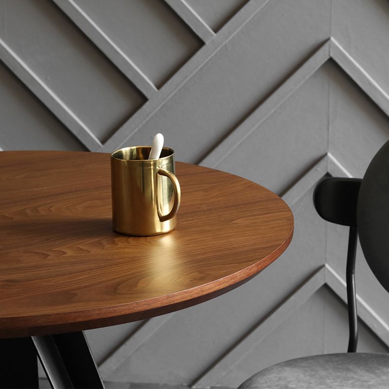 Contemporary Round Shape MDF Table Standard Kitchen Dining Table with Pedestal Base Clearhalo ' dining_table' 'Dining Tables & Seating' 'Dining Tables' 'furn' 'furn_dining_table' 'Furniture' 'furniture_dining_table' 'Kitchen & Dining Furniture' 'kitchen&dining_furn' 'kitchen' 'kitchen_dining_table' 1200x1200_314ca5bd-bc74-41e0-b3d3-242e151c8fd0