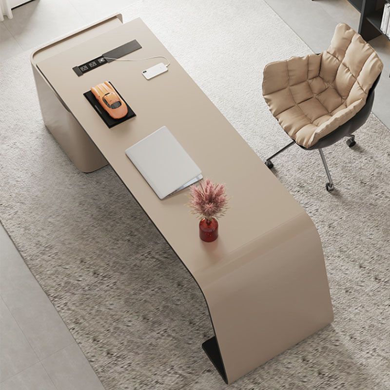 Rectangular Shaped Office Desk Wood with 3 Drawers for Office Clearhalo 'furn' 'furn_office_desk' 'Furniture' 'Office Desks' 'Office Furniture' 'office_desk' 1200x1200_314eb66f-01b6-4d0e-b104-ce10e9831c4c