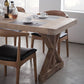 Glam Style Rectangle Solid Wood Dining Set 1/2/3/5 Pieces Dining Set for Dining Areas