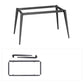 Stone Top Table Rectangle Contemporary Dining Table with 4 Black Legs Clearhalo 'Dining Tables & Seating' 'Dining Tables' 'dining_table' 'furn' 'furn_dining_table' 'Furniture' 'furniture_dining_table' 'Kitchen & Dining Furniture' 1200x1200_31503120-5595-4fdc-a531-efa0dd3dae08