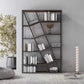 11.81"W Bookcase Glam Style Open Back Bookcase for Study Room Home Office Clearhalo 'Bookcases' 'furn' 'furn_bookcases' 'Furniture' 'furniture_bookcases' 'kitchen' 'kitchen_bookcases' 'Living Room Furniture' 'Office Furniture' 1200x1200_31533339-55f0-4fe0-aea6-6f9900d24976
