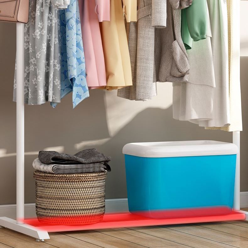 Zeitgenössischer Stil Armoire Black Metal Open Armoire für Schlafzimmer