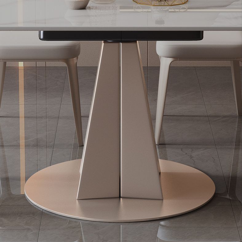 Contemporary 1/4/7 Pieces Dining Set Sintered Stone Dining Room Set Clearhalo 'Dining Room Sets' 'Dining Tables & Seating' 'dining_room_set' 'furn' 'furn_dining_room_set' 'Furniture' 'furniture_dining_room_set' 'Kitchen & Dining Furniture' 'kitchen&dining_furn' 'kitchen' 1200x1200_3157e056-0fb7-48f2-9961-8b0b899ed8d1