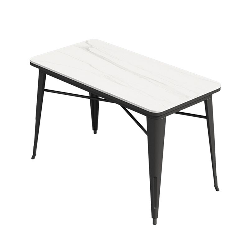 Black and White Dinette Set 1/2/3/5 Pieces Modern Stone Dining Table Set Clearhalo 'Dining Room Sets' 'Dining Tables & Seating' 'dining_room_set' 'furn' 'furn_dining_room_set' 'Furniture' 'Kitchen & Dining Furniture' 1200x1200_31591172-b2a8-4a84-88e0-2aad9b27e04f