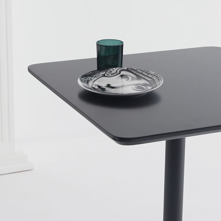 Metal Industrial Square Dining Table Solid Wood Top Table with Pedestal Clearhalo ' dining_table' 'Dining Tables & Seating' 'Dining Tables' 'furn' 'furn_dining_table' 'Furniture' 'furniture_dining_table' 'Kitchen & Dining Furniture' 'kitchen&dining_furn' 'kitchen' 'kitchen_dining_table' 1200x1200_315b6740-b7c0-4029-a03c-193958fc3428