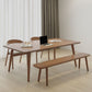 Modern Style Rectangle Writing Desk Solid Wood Office Meeting Table