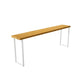 Modern 1/5/9 Pieces Bar Table Set Rectangle Pine Wood Counter Table for Balcony