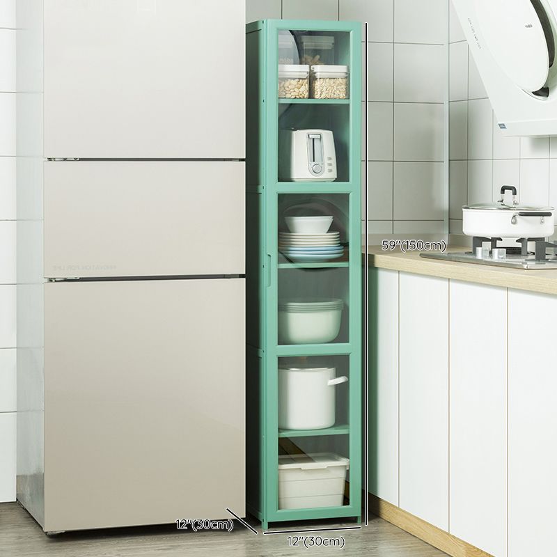 Green Dining Server with Adjustable Shelves Bamboo Buffet Server Clearhalo 'buffet_sideboard' 'Buffets & Sideboards' 'furn' 'furn_buffet_sideboard' 'Furniture' 'Kitchen & Dining Furniture' 1200x1200_315fa7ce-7e0e-4fd2-85d2-e4a7aead0d84