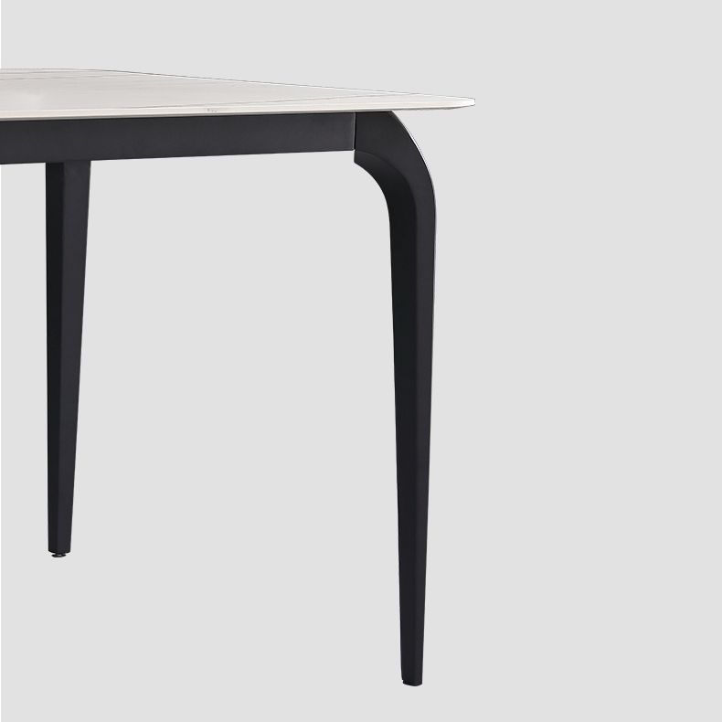 4 Legs Dining Site Table Simplicity Style Stone Dining Table for Home Kitchen Clearhalo 'Dining Tables & Seating' 'Dining Tables' 'dining_table' 'furn' 'furn_dining_table' 'Furniture' 'furniture_dining_table' 'Kitchen & Dining Furniture' 'kitchen' 'kitchen_dining_table' 1200x1200_3162c022-6b42-409c-80ad-e60969c5a20c