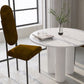 Round Shape Two-Color Dining Table Sintered Stone Table Contemporary with 3 Legs Clearhalo ' dining_table' 'Dining Tables & Seating' 'Dining Tables' 'furn' 'furn_dining_table' 'Furniture' 'furniture_dining_table' 'Kitchen & Dining Furniture' 'kitchen&dining_furn' 'kitchen' 'kitchen_dining_table' 1200x1200_3163c392-6f37-48bc-9597-ef18fc5cd2b7