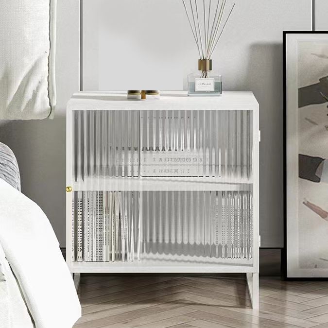 Moderna cama de metal nocturno patas de 1 estante incluida gabinete de cama