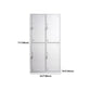 Hinged Modern Wardrobe Armoire Metal Wardrobe Cabinet for Home Clearhalo 'Armoires & Wardrobes' 'armoires_wardrobes' 'Bedroom Furniture' 'furn' 'furn_armoires_wardrobes' 'Furniture' 1200x1200_31647e1e-264d-4ec1-b0d6-563181dd9f03