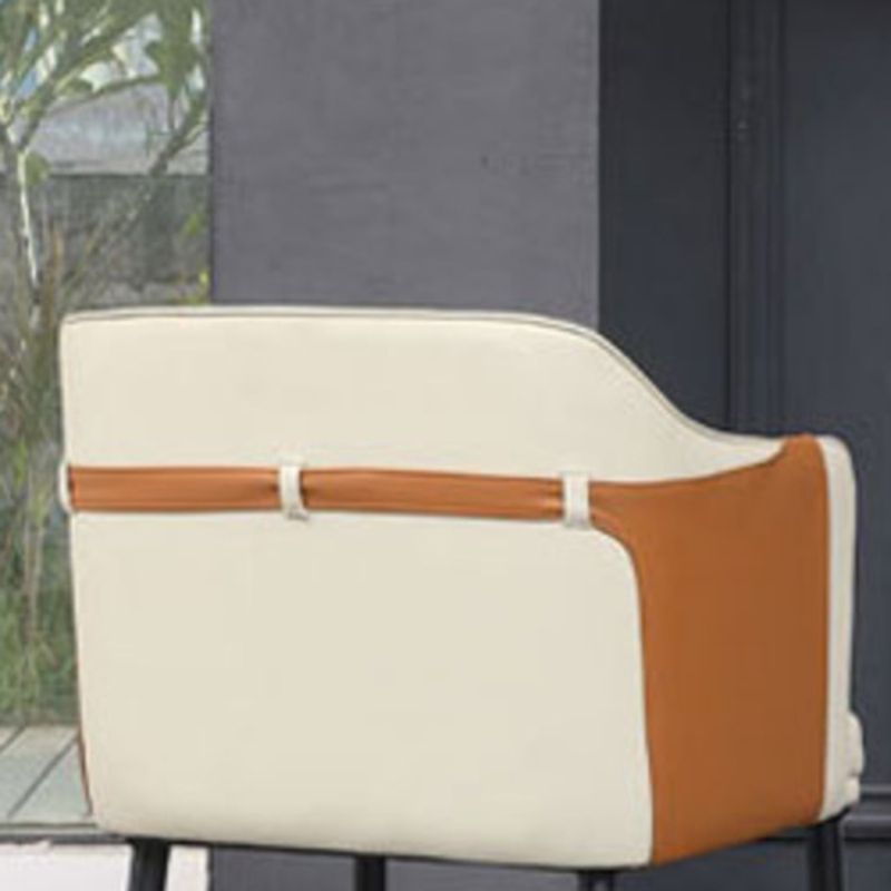 Contemporary Arm Chair Home Faux Leather Upholstered Dining Chair Clearhalo 'Dining Chairs' 'Dining Tables & Seating' 'dining_chair' 'furn' 'furn_dining_chair' 'Furniture' 'Kitchen & Dining Furniture' 1200x1200_31649d03-0689-4673-8d59-8493831766b6