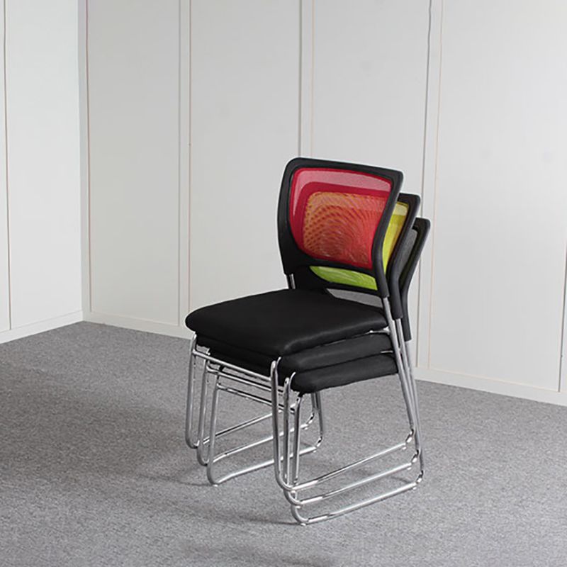 Modern Green Metal Desk Chair with Mid Back Home Office Chair Clearhalo 'furn' 'furn_office_chair' 'Furniture' 'furniture_office_chair' 'Office Chairs' 'Office Furniture' 'office_chair' 1200x1200_3164c35d-ac53-488a-8214-173c28d47f1d