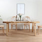 Modern Khaki Solid Wood Dining Table Rectangle Kitchen Dining Table with 4 Legs Base Clearhalo ' dining_table' 'Dining Tables & Seating' 'Dining Tables' 'furn' 'furn_dining_table' 'Furniture' 'furniture_dining_table' 'Kitchen & Dining Furniture' 'kitchen&dining_furn' 'kitchen' 'kitchen_dining_table' 1200x1200_3165bb8c-0a02-487e-a85e-7cabf73f39e0