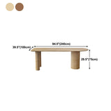 Pine Wood Contemporary Free Form Dining Table Wood Top Table for Dining Room Clearhalo ' dining_table' 'Dining Tables & Seating' 'Dining Tables' 'furn' 'furn_dining_table' 'Furniture' 'furniture_dining_table' 'Kitchen & Dining Furniture' 'kitchen&dining_furn' 'kitchen' 'kitchen_dining_table' 1200x1200_31666aff-6cb5-469d-b1a0-f6e6821464e7