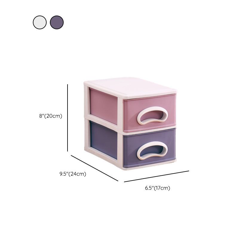Cajones modernos Cajones de archivos de plástico vertical para la oficina en casa