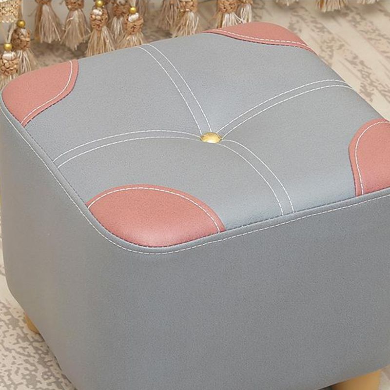 Naranja moderna estándar de color cuadrado estándar de cuero para salón