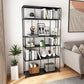 Open Metal Etagere Bookcase Modern Rectangular Shelf Bookcase Clearhalo 'Bookcases' 'Furniture' 'furniture_bookcases' 'kitchen' 'kitchen_bookcases' 'Living Room Furniture' 'Office Furniture' 1200x1200_316c1fa4-f059-445b-b62f-0c69912b9302