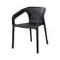 Contemporary Style Stackable Chair Kitchen Arm Chair with Plastic Legs Clearhalo 'Dining Chairs' 'Dining Tables & Seating' 'dining_chair' 'Furniture' 'furniture_dining_chair' 'Kitchen & Dining Furniture' 1200x1200_316c6c70-77db-4b09-be00-538c237c18d7