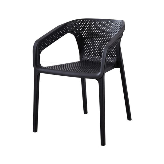 Contemporary Style Stackable Chair Kitchen Arm Chair with Plastic Legs Clearhalo 'Dining Chairs' 'Dining Tables & Seating' 'dining_chair' 'Furniture' 'furniture_dining_chair' 'Kitchen & Dining Furniture' 1200x1200_316c6c70-77db-4b09-be00-538c237c18d7