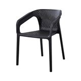 Contemporary Style Stackable Chair Kitchen Arm Chair with Plastic Legs Clearhalo 'Dining Chairs' 'Dining Tables & Seating' 'dining_chair' 'Furniture' 'furniture_dining_chair' 'Kitchen & Dining Furniture' 1200x1200_316c6c70-77db-4b09-be00-538c237c18d7