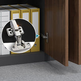 Lateral moderner Aktenschrank konstruierter Holzdateischrank mit Schloss und Lagerung