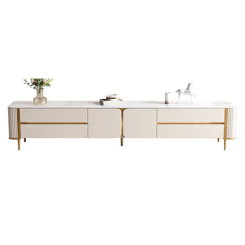 Glam TV Stand Console Enclosed Storage TV Media Console for Living Room Clearhalo 'furn' 'furn_tv_stands_entertainment_centers' 'Furniture' 'Living Room Furniture' 'TV Stands & Entertainment Centers' 'TV Stands & Media Storage Furniture' 'tv_stands_entertainment_centers' 1200x1200_316cf7c5-f448-4100-93ca-f04ed1e418bf