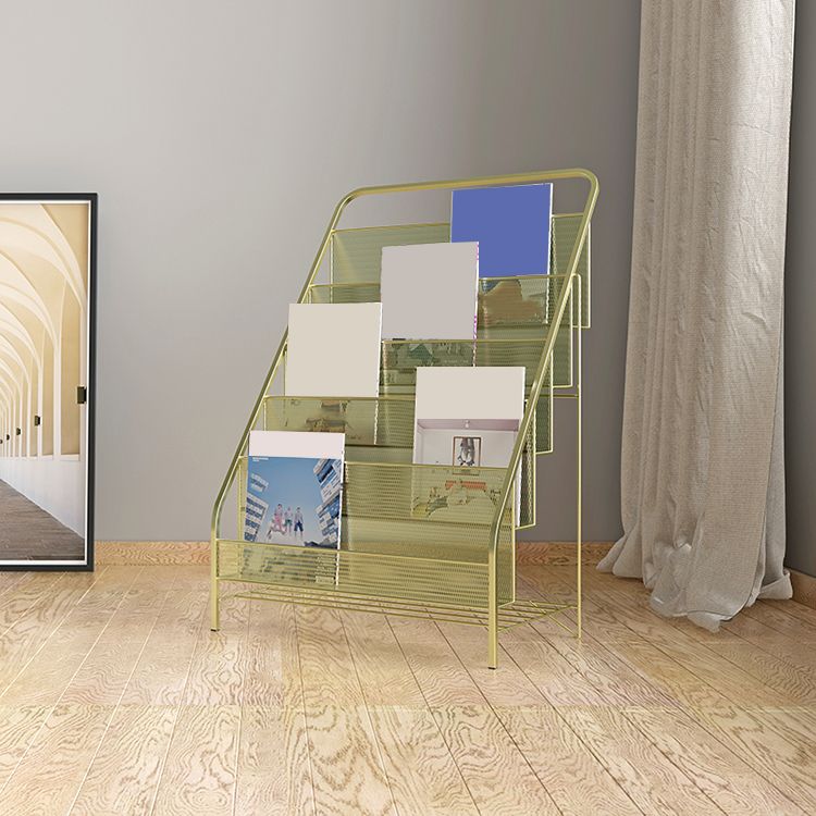 Industrial Ladder Bookcase Metal Vertical Book Shelf for Home Office Clearhalo 'Bookcases' 'furn' 'furn_bookcases' 'Furniture' 'furniture_bookcases' 'Office Furniture' 1200x1200_316d3c33-d5c4-4b97-8683-2e98f0e5d3e3