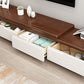 Vintage Media Console Rubberwood Stand Console with Drawers for Living Room Clearhalo 'furn' 'furn_tv_stands_entertainment_centers' 'Furniture' 'Living Room Furniture' 'TV Stands & Entertainment Centers' 'TV Stands & Media Storage Furniture' 'tv_stands_entertainment_centers' 1200x1200_316d5443-0a7a-47ee-9189-f916762ff47f