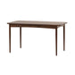 Industrial Rectangle Home Fixed Table Solid Wood Dining Room Desk