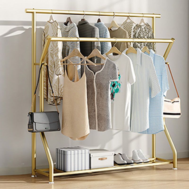 Modern Hall Stand Metal 2 Hooks Free Standing Storage Shelf Organizer Coat Rack Clearhalo 'Entry & Mudroom Furniture' 'furn' 'furn_hall_tree_coat_racks' 'Furniture' 'Hall Trees & Coat Racks' 'hall_tree_coat_racks' 1200x1200_316e96a6-5f86-4c08-a01c-58868d2f286e