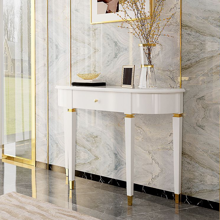 Tavolo da console di legno moderno di metà secolo Tavolo di divano console per la sala