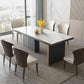 Traditional Luxury Dining Table 55" Rectangle Sintered Stone Table Clearhalo ' dining_table' 'Dining Tables & Seating' 'Dining Tables' 'furn' 'furn_dining_table' 'Furniture' 'furniture_dining_table' 'Kitchen & Dining Furniture' 'kitchen&dining_furn' 'kitchen' 'kitchen_dining_table' 1200x1200_316f7a2b-86a7-47fb-bb08-e884fceb95f3
