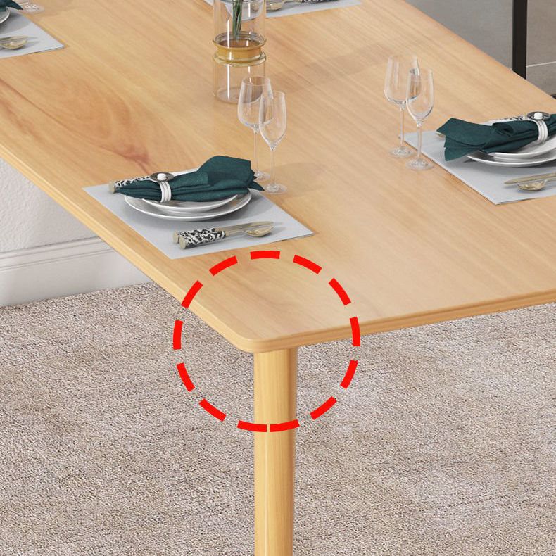 Industrial Wood Rectangle Dining Table Kitchen Standard Dining Table with 4 Legs Clearhalo ' dining_table' 'Dining Tables & Seating' 'Dining Tables' 'furn' 'furn_dining_table' 'Furniture' 'furniture_dining_table' 'Kitchen & Dining Furniture' 'kitchen&dining_furn' 'kitchen' 'kitchen_dining_table' 1200x1200_317162e3-abcd-4369-9de3-274edcfda353