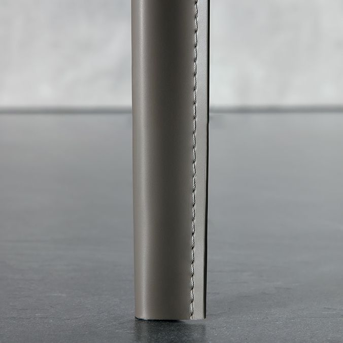 Glam Dining Room Armless Chairs Faux Leather Metal Base Dining Chairs Clearhalo 'Dining Chairs' 'Dining Tables & Seating' 'dining_chair' 'furn' 'furn_dining_chair' 'Furniture' 'furniture_dining_chair' 'Kitchen & Dining Furniture' 1200x1200_3172a39e-25ee-4f89-8928-c31c9b1e2ff7