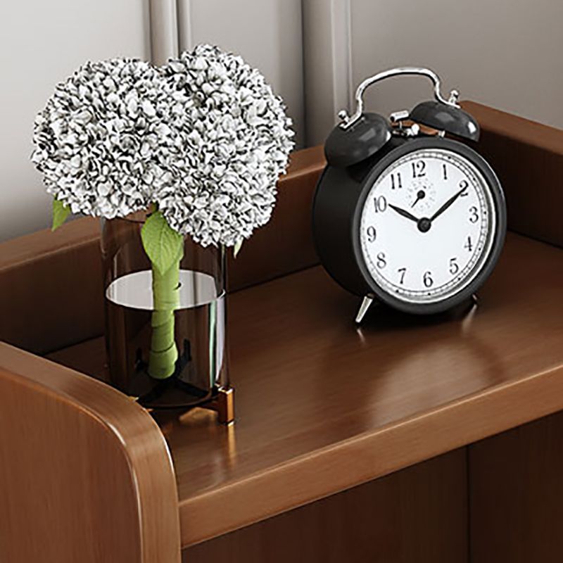 Comodino in legno massiccio tavolo da notte contemporanea con cassetti